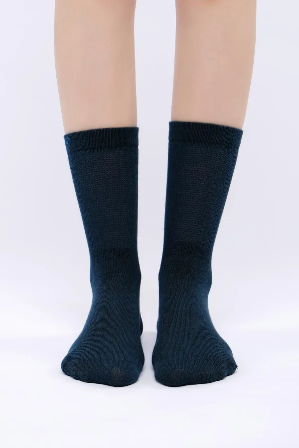 Mısırlı Kadın Modal Tekli Soket Çorap Petrol