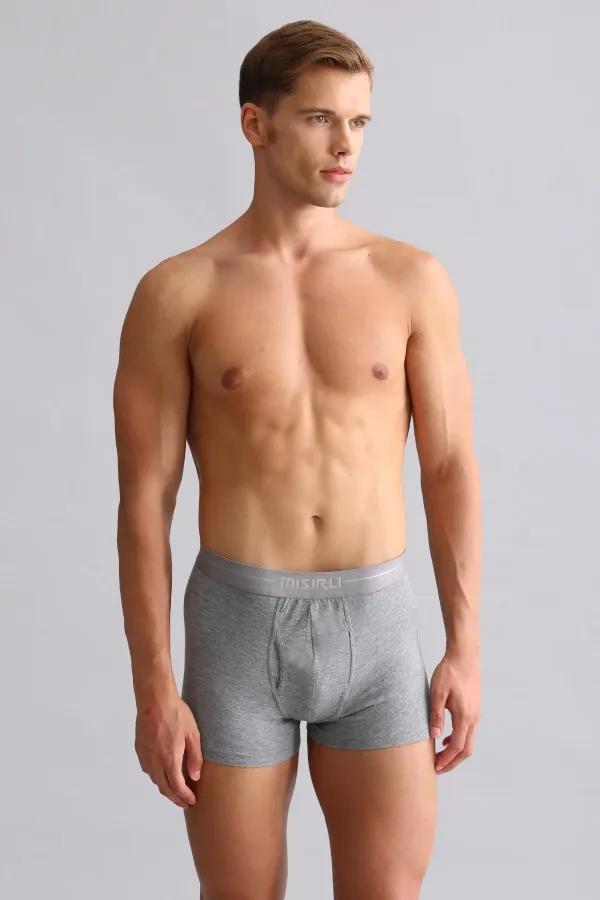 Mısırlı Modal By TENCEL SPARTACUS PLUS PERFORMANCE Boxer Gri Melanj