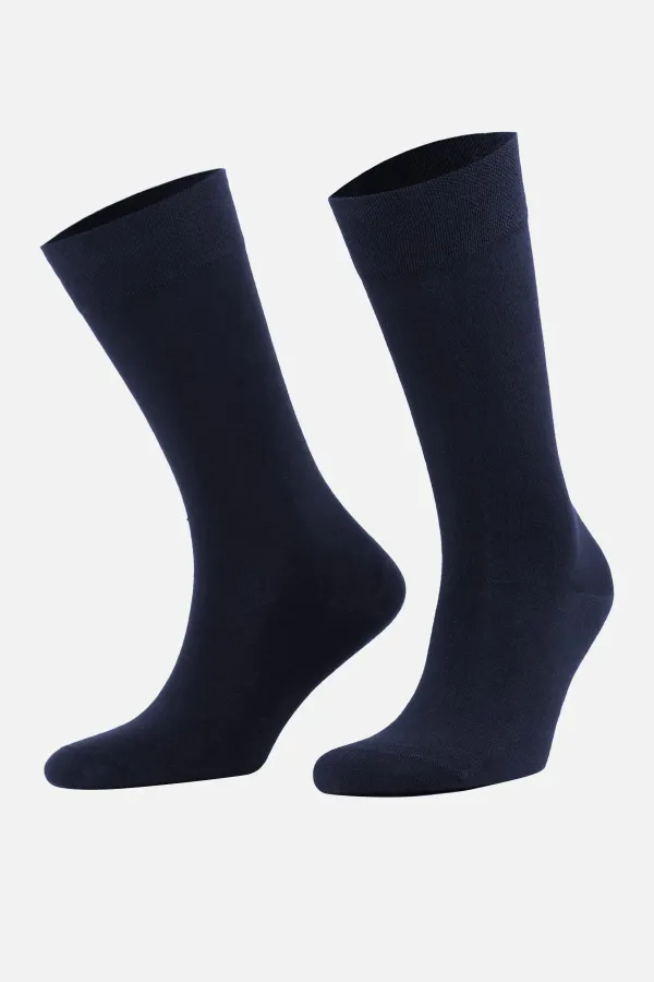 Mısırlı Erkek Bambu Tekli Soket Çorap Lacivert