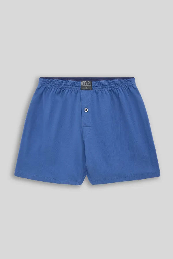 Boxer en coton indigo pour homme, de marque égyptienne Ares