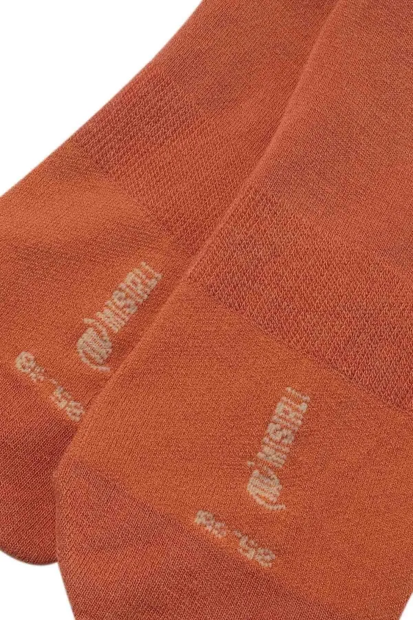 Mısırlı Kadın Bambu Tekli Yazlık Babet Çorap Kiremit