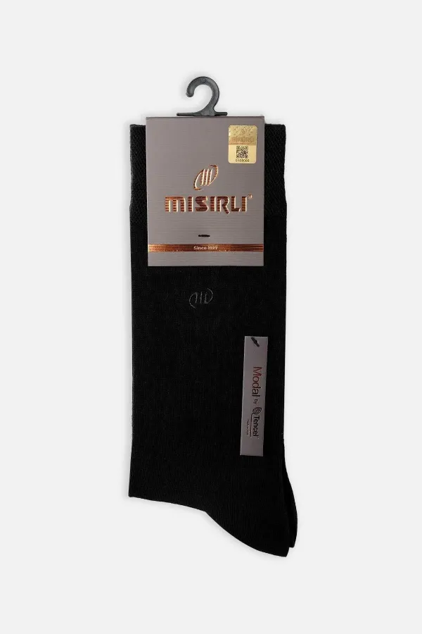 Mısırlı Erkek Modal Tekli Soket Çorap Siyah