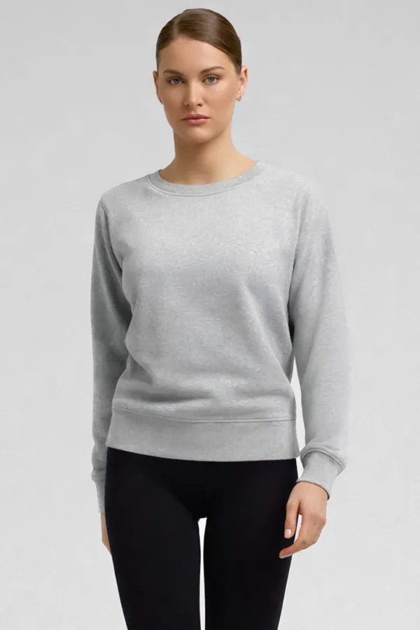 Women's Medium Size Sweatshirt Grey Melange