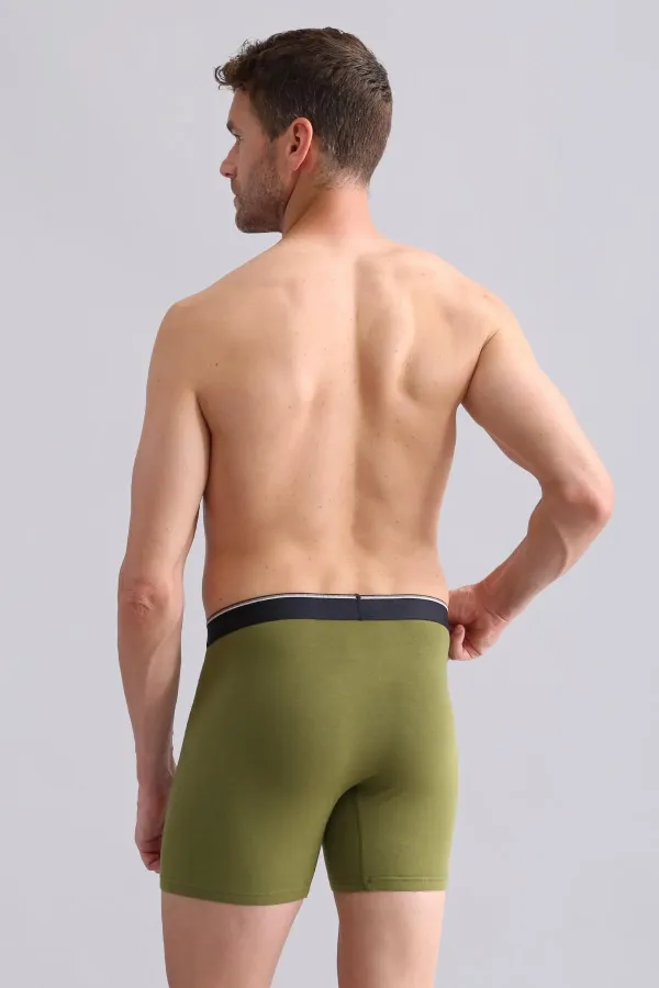 Mısırlı BAMBU SPARTACUS PERFORMANCE Long Boxer Haki