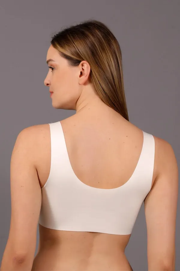 Mısırlı New Bra Unpadded Ghost Bralette Bra, Ecru