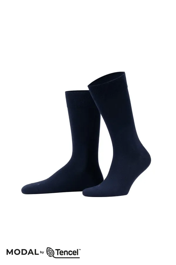 Mısırlı Men's Modal Ergonomic Single Socket Socks Navy Blue