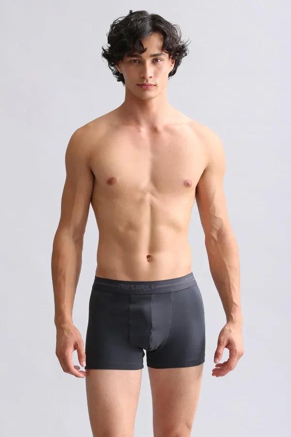 Mısırlı ORGANIC Cotton Compact Cotton Classic Boxer Anthracite
