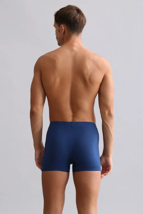Boxer bleu marine Egyptian BAMBOO ZEUS coupe classique