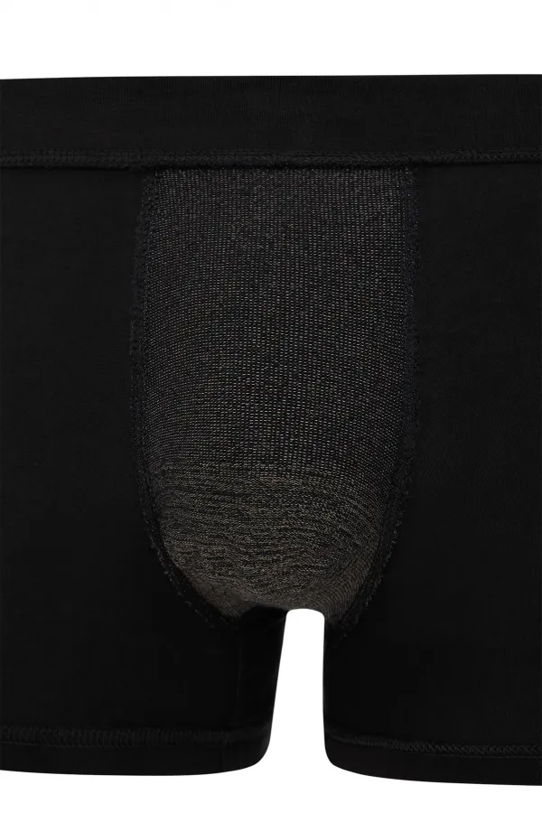 Mısırlı SILVERMAN Gümüş Boxer Siyah