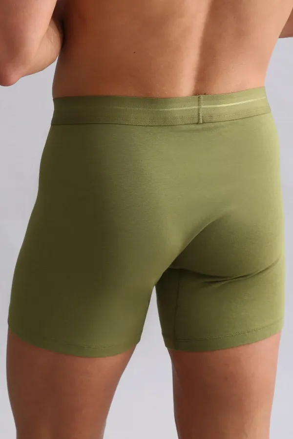 Mısırlı Modal By TENCEL SPARTACUS PLUS PERFORMANCE Long Boxer Khaki
