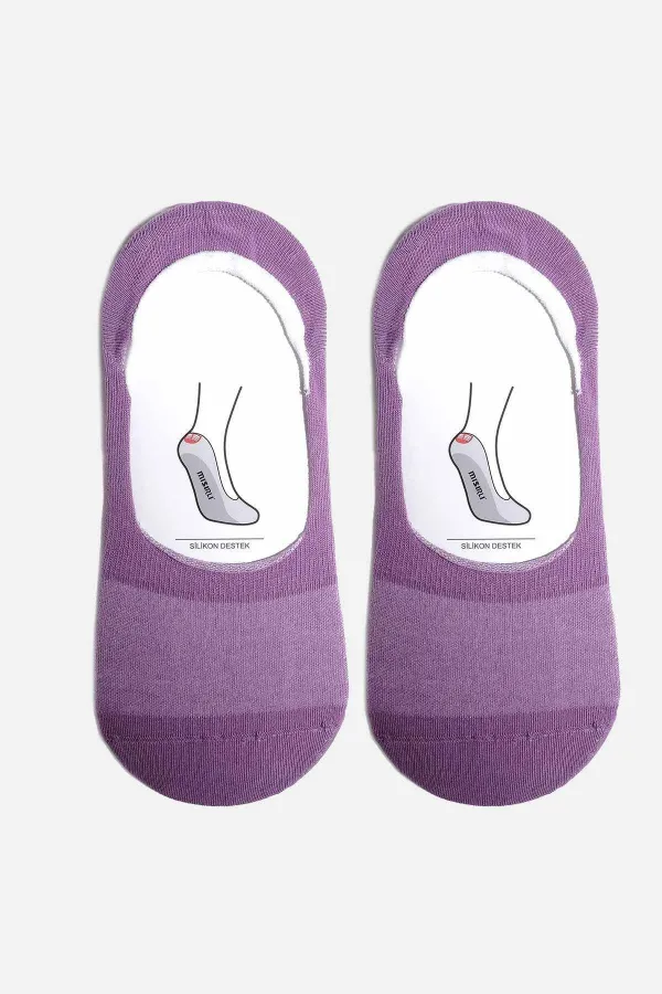 Mısırlı Kadın Modal Tekli Yazlık Babet Çorap Mor