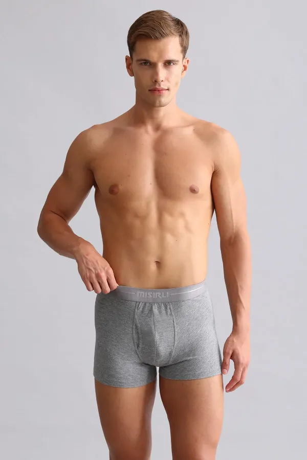 Mısırlı Modal By TENCEL SPARTACUS PLUS PERFORMANCE Boxer Gri Melanj