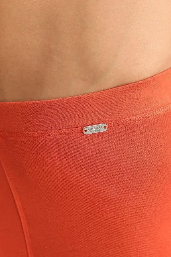 Mısırlı ORGANIC Pamuklu ZEUS LUXURY Regular Fit Metal Armalı Long Boxer Pas Kırmızı