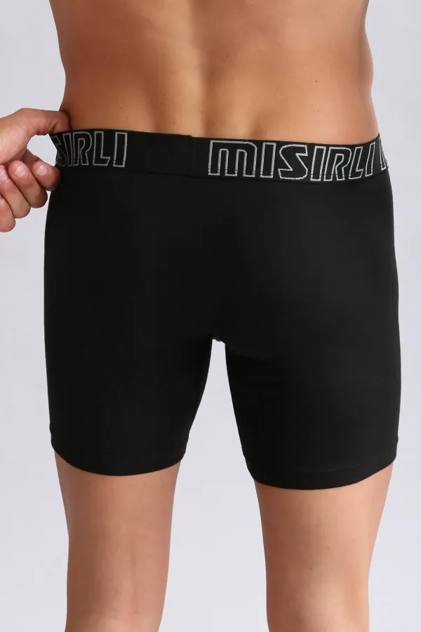 Mısırlı Modal By TENCEL SPARTACUS PERFORMANCE Long Boxer Siyah