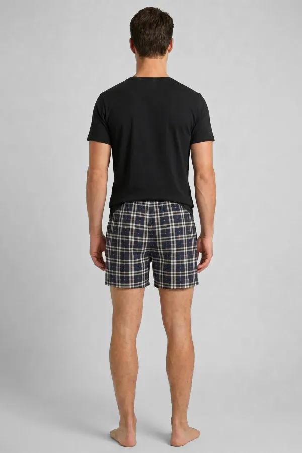Pyjama court à carreaux pour homme égyptien (Taksim)