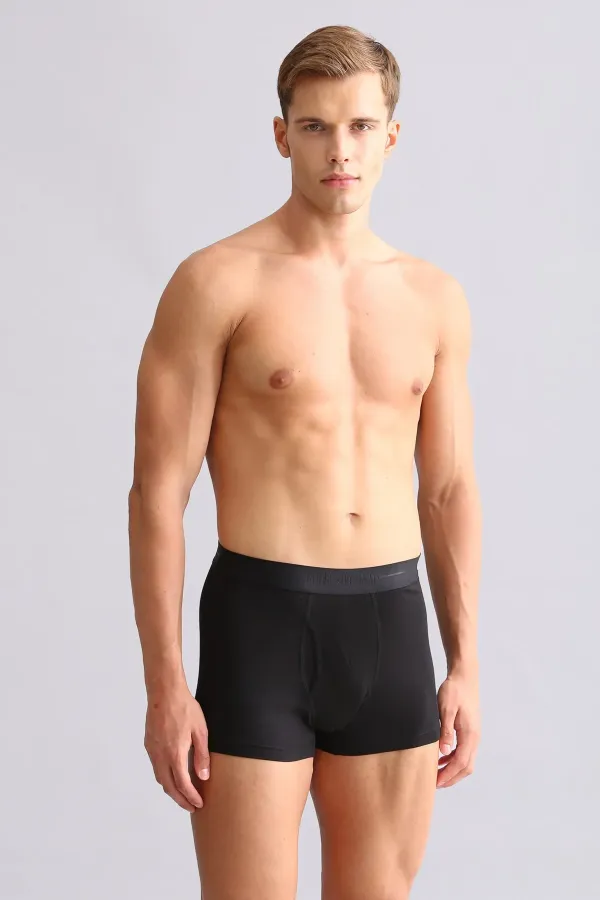Mısırlı ORGANIC Cotton SPARTACUS PLUS PERFORMANCE Boxer Shorts BLACK