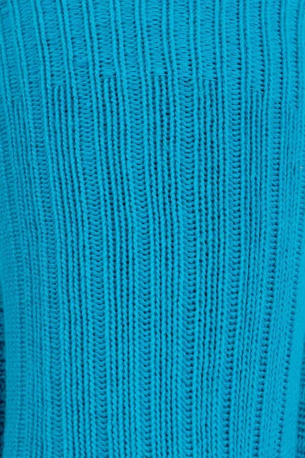 Mısırlı Unisex Pamuklu Bio Cotton Kışlık Soket Çorap Mavi