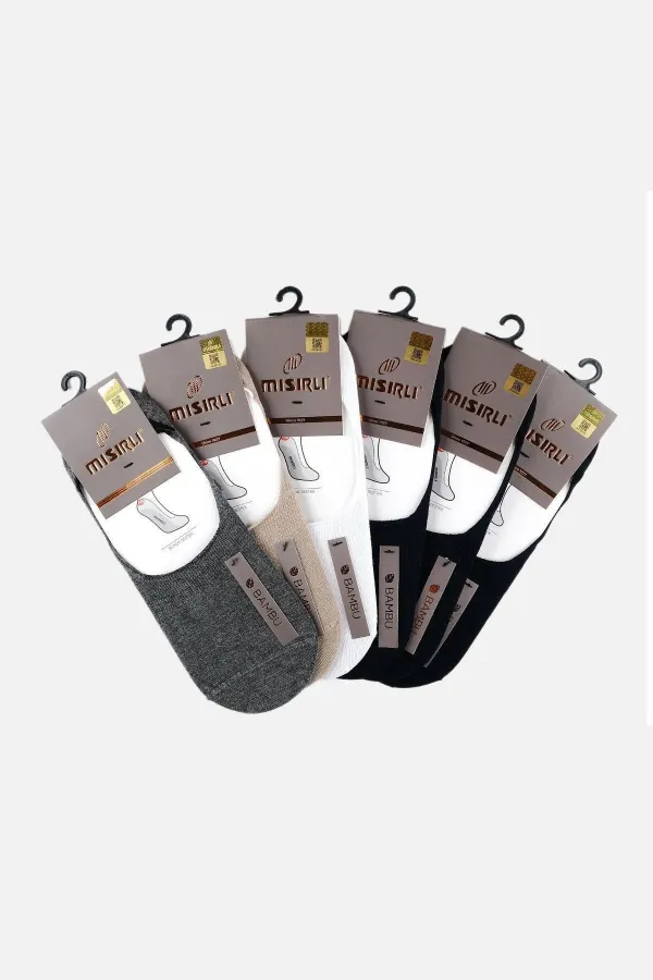 Chaussettes de ballet d'été en bambou pour hommes, 6 paires, multicolores, d'origine égyptienne