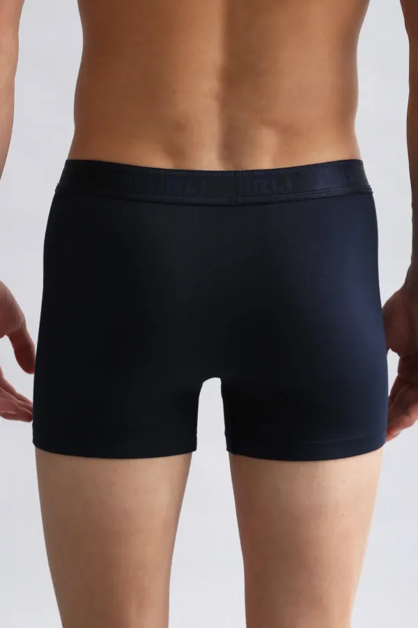 Mısırlı Modal By TENCEL Compact Cotton Classic Boxer Shorts Navy Blue