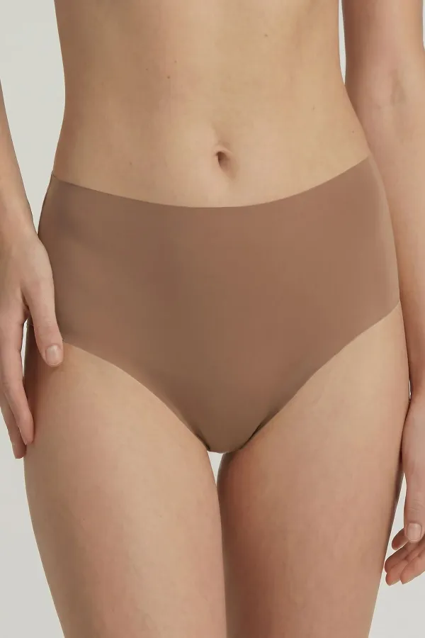 Egyptian Laser Cut High Waist Thong Dark Skin