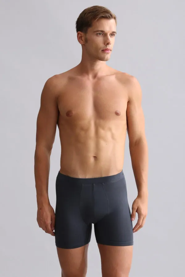 Mısırlı BAMBOO ZEUS Regular Fit Long Boxer Anthracite