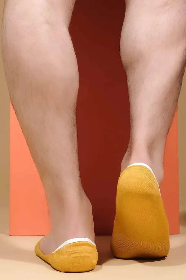 Mısırlı Erkek Bambu Tekli Yazlık Babet Çorap Sarı