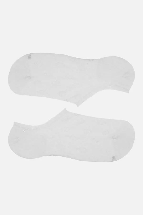 Mısırlı Kadın Bambu Tekli Yazlık No Show Çorap Ekru