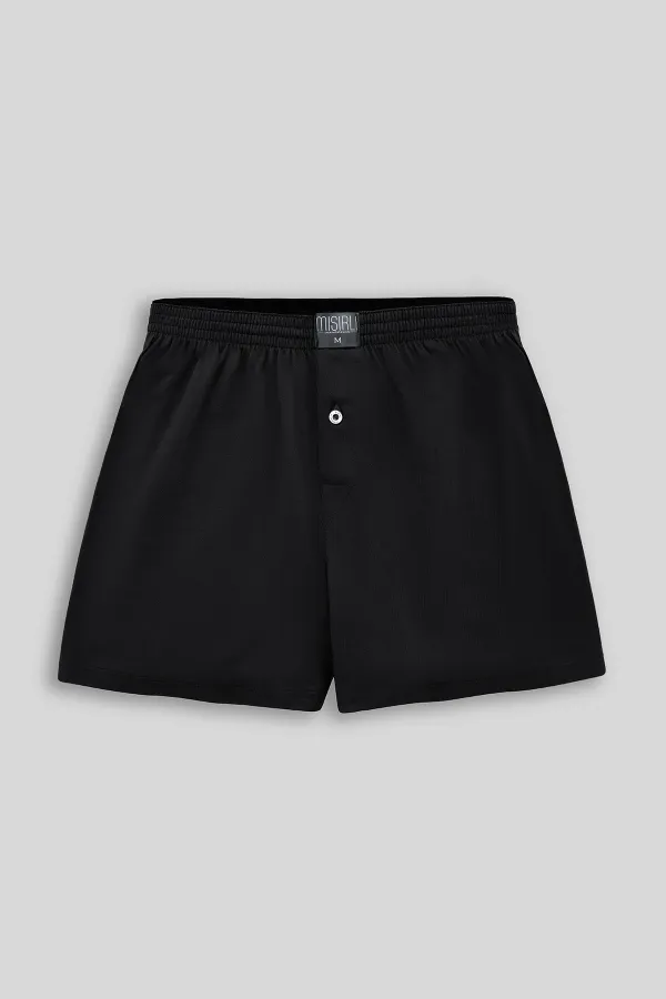 Mısırlı Men's Cotton Ares Boxer Shorts Black