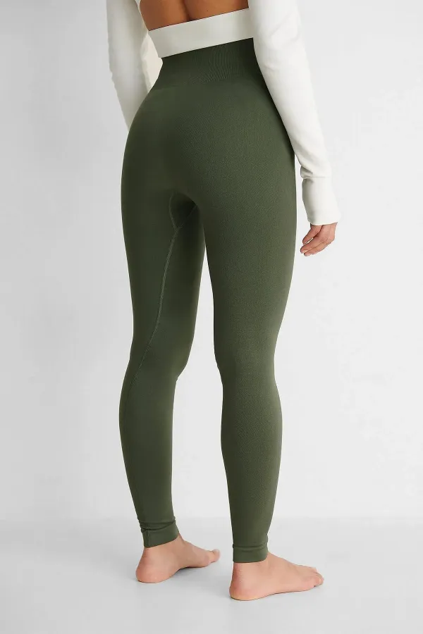 Leggings corset gainants sans coutures taille haute pour femmes égyptiennes, kaki