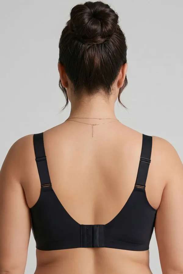Egyptian Shaping Laser Cut Bra Black