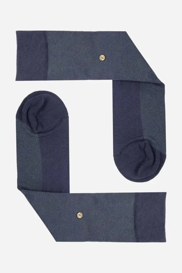 Mısırlı Erkek Organik Pamuklu Tekli Soket Çorap Jean