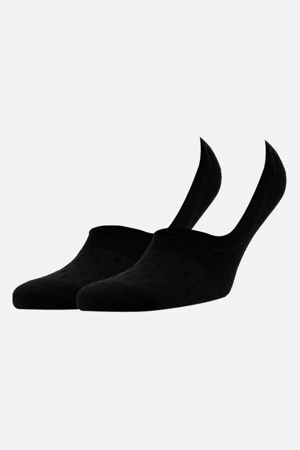 Chaussettes de ballet d'été noires en coton égyptien pour femmes