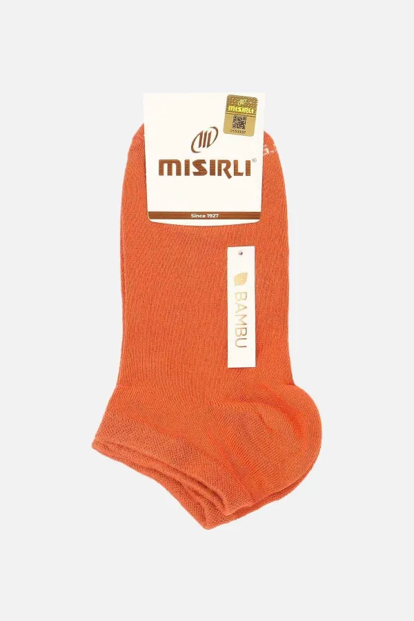 Chaussettes d'été simples en bambou pour femmes égyptiennes, couleur terre cuite
