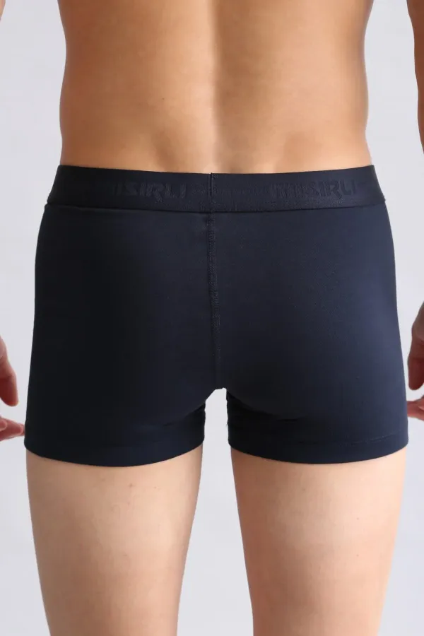 Mısırlı ORGANIC Pamuklu Compact Cotton Klasik Boxer Lacivert