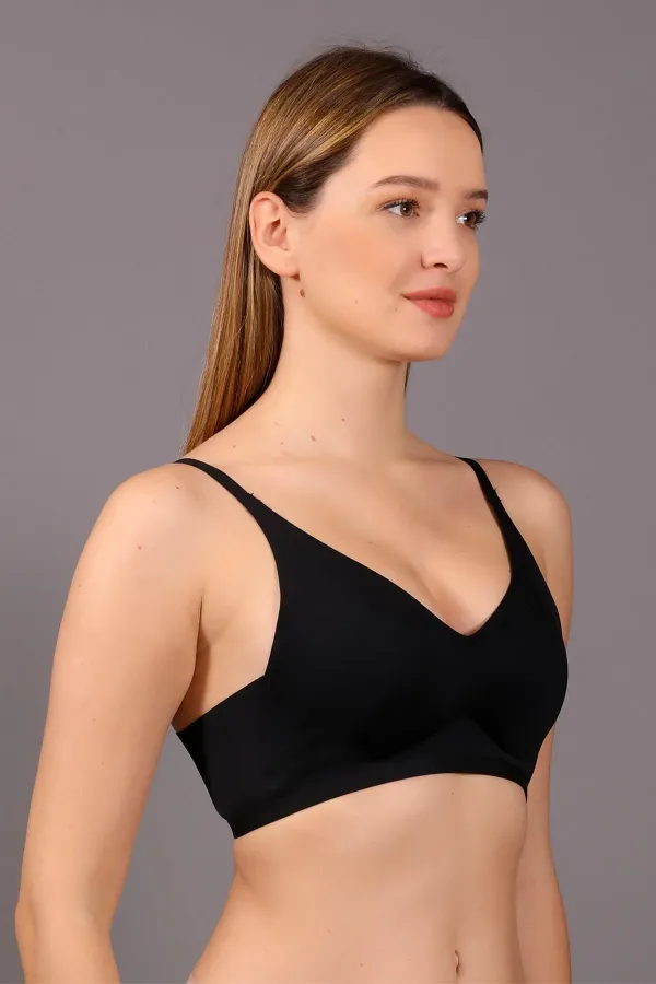 Mısırlı New Bra Balensiz Hayalet Bralet Sütyen Siyah