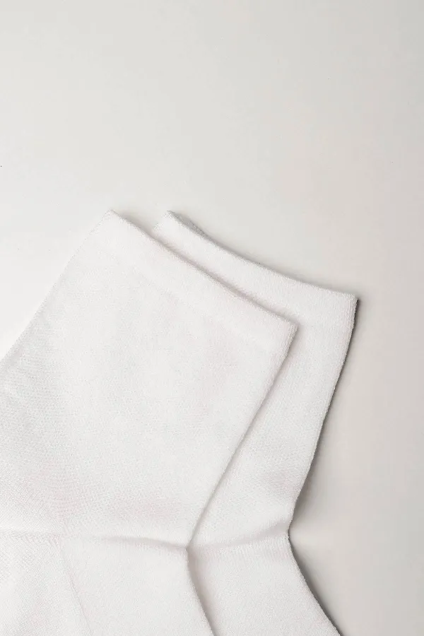 Mısırlı Kadın Merserize Tekli Soket Çorap Ekru