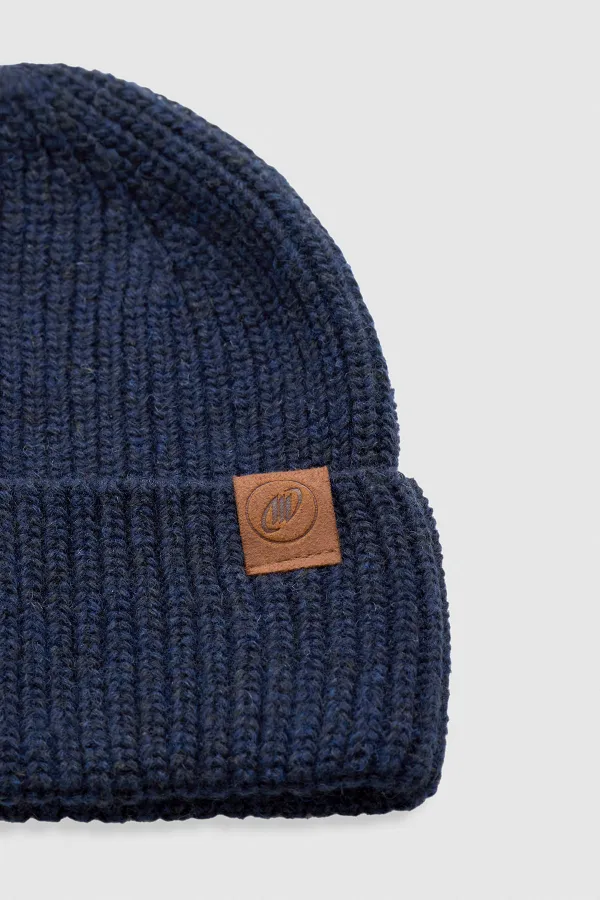 Unisex Yün Bere Eldiven Takımı - Milda Lacivert