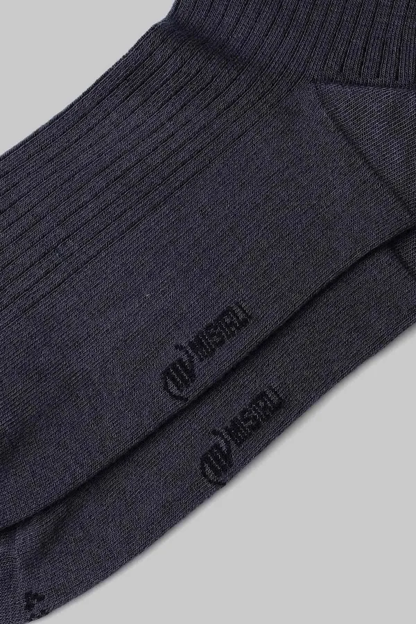 Chaussettes égyptiennes pour homme en bambou, coloris gris fumé.