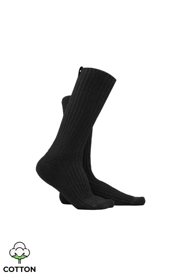 Mısırlı Kadın Pamuklu Havlu 6 Çift Kutulu Soket Çorap Çok Renkli