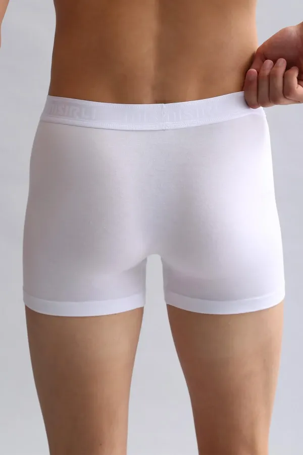 Mısırlı Modal By TENCEL Compact Cotton Classic Boxer White