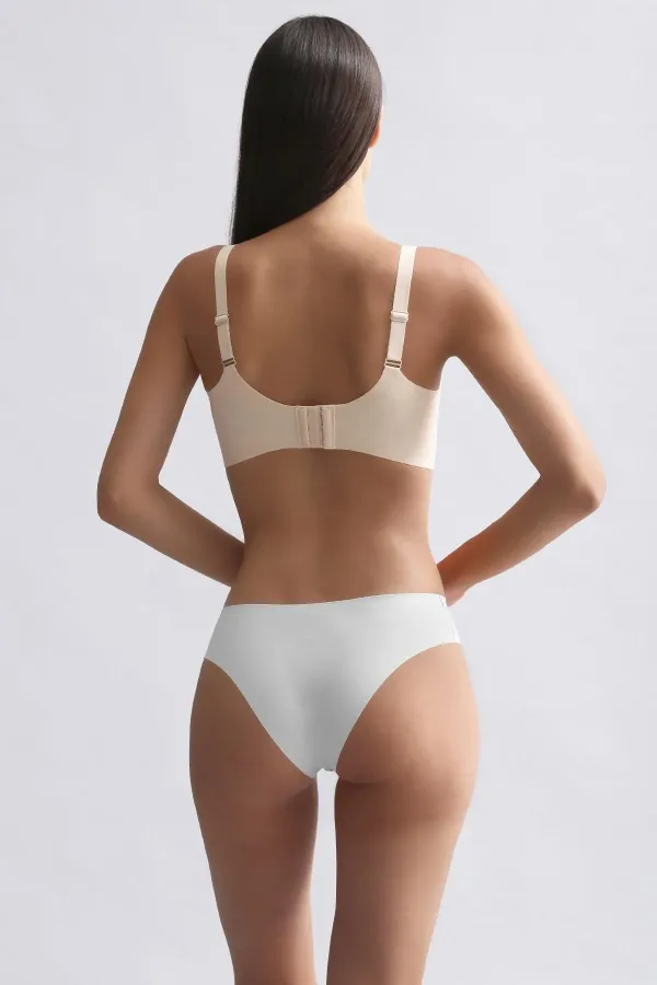 Culotte invisible égyptienne blanche découpée au laser