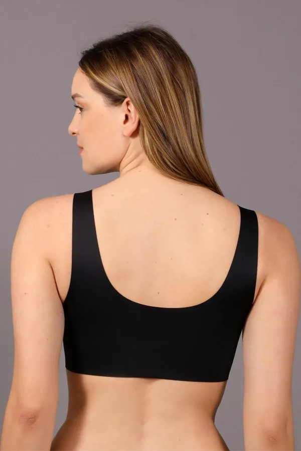 Mısırlı New Bra Desteksiz Hayalet Bralet Sütyen Siyah