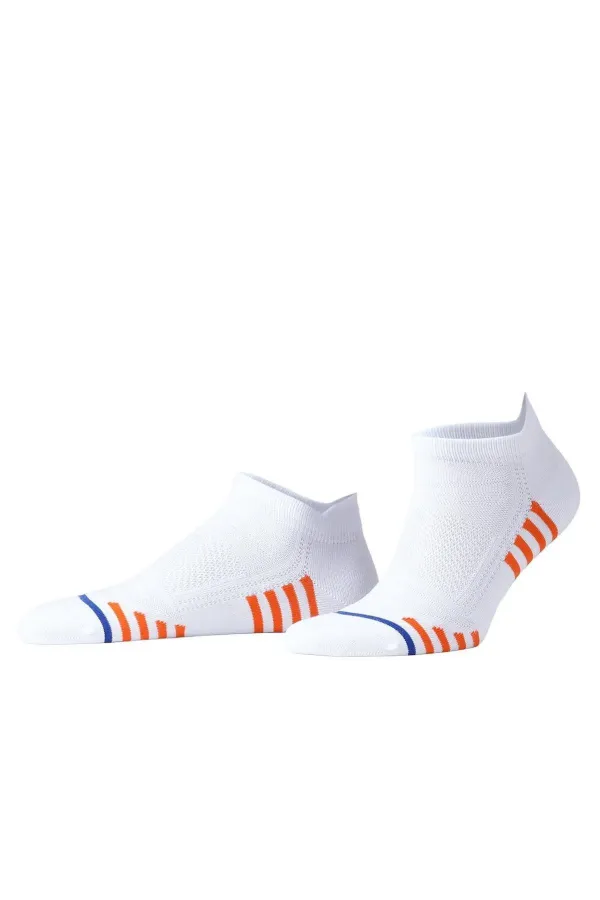 Mısırlı Unisex BAMBU HIGH PERFORMANCE Atletik 6 Çift Patik Çorap Çok Renkli