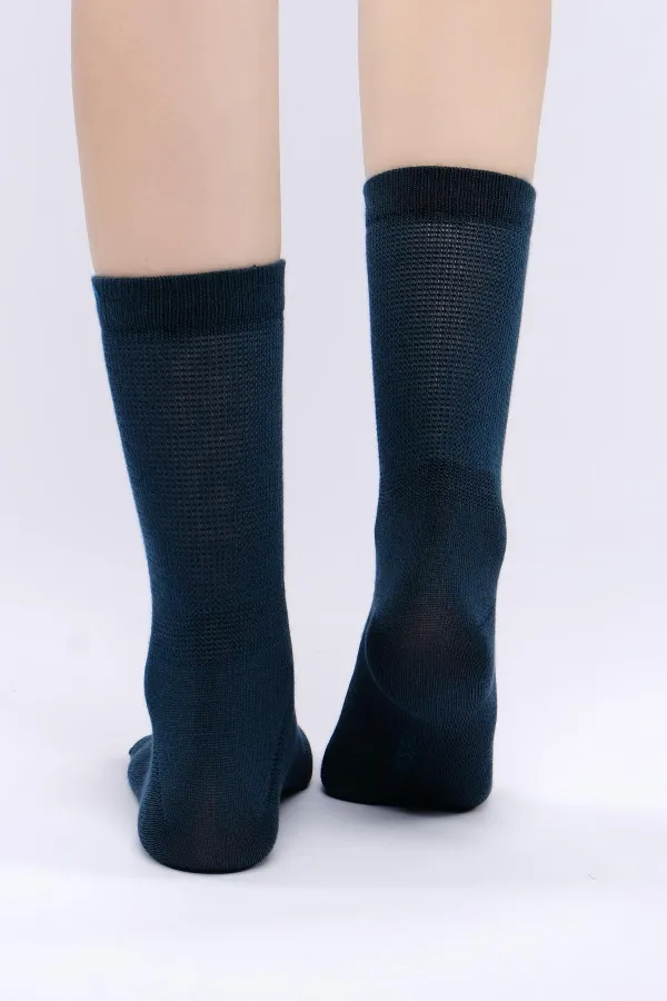 Mısırlı Kadın Modal Tekli Soket Çorap Petrol