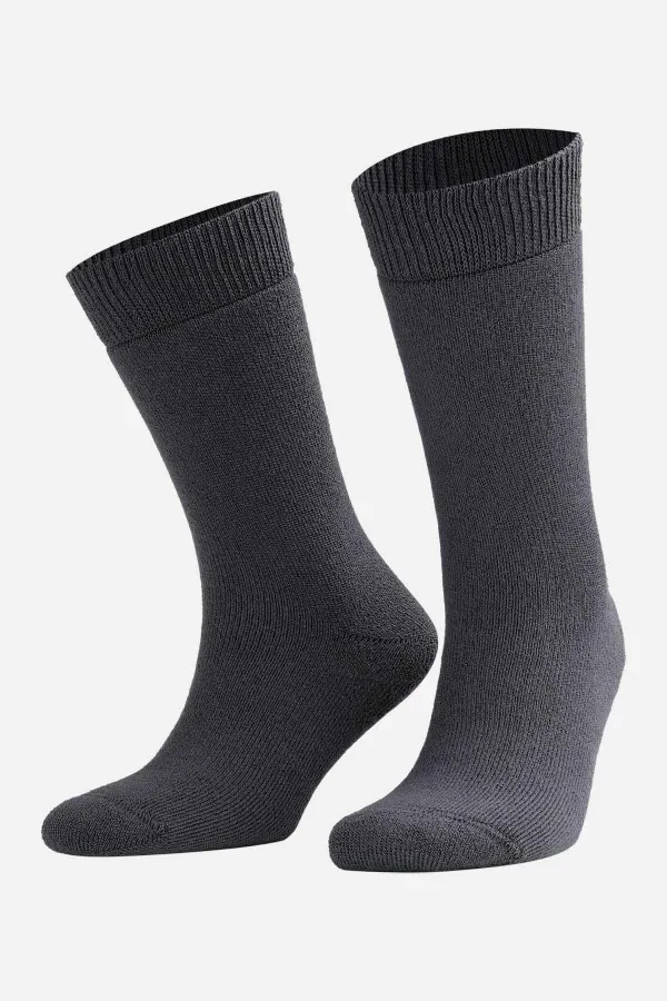 Chaussettes thermiques unisexes égyptiennes à une seule chaussette anthracite
