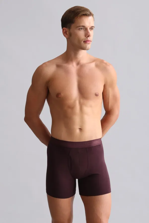Mısırlı Modal By TENCEL SPARTACUS PLUS PERFORMANCE Long Boxer Mor