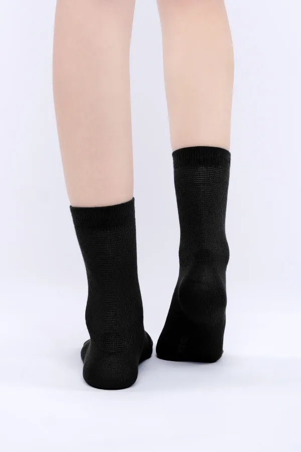 Mısırlı Kadın Modal Tekli Soket Çorap Siyah