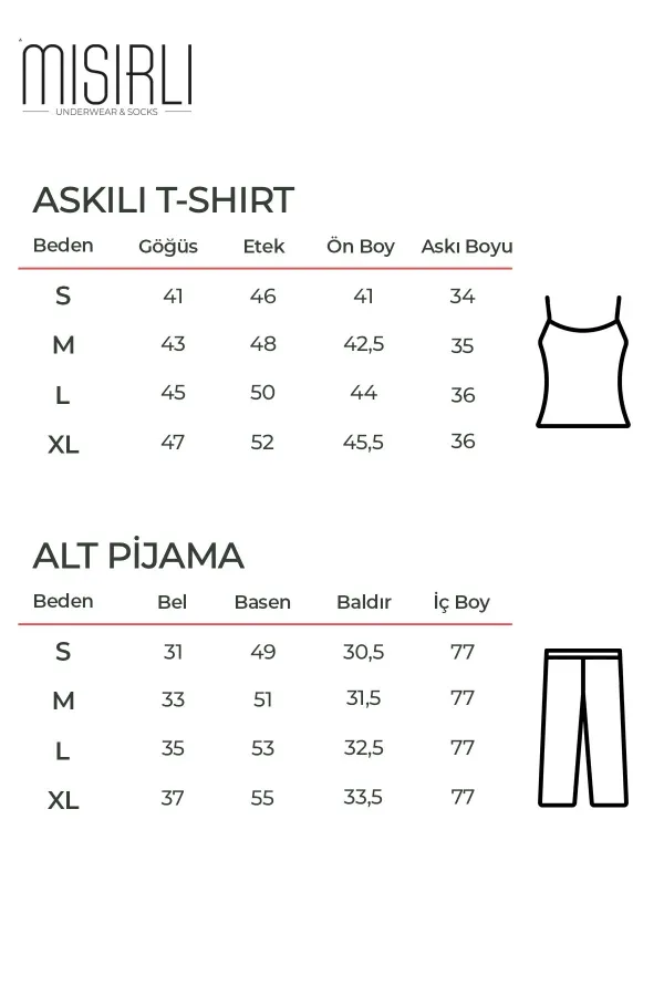 Pamuklu Askılı Tişört Şort Takım Pembe