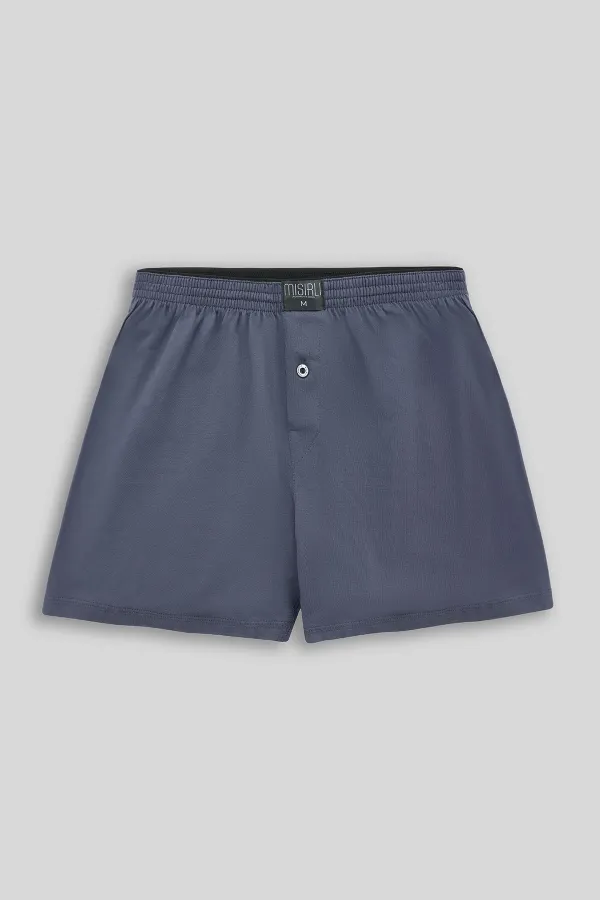 Mısırlı Men's Cotton Ares Boxer Shorts Smoke Grey