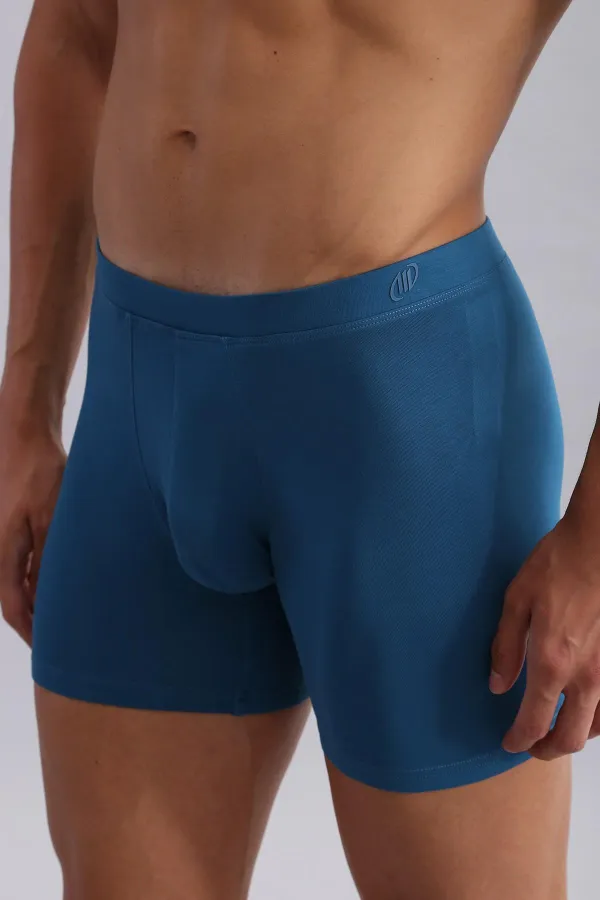 Mısırlı BAMBOO ZEUS Regular Fit Long Boxer Petrol